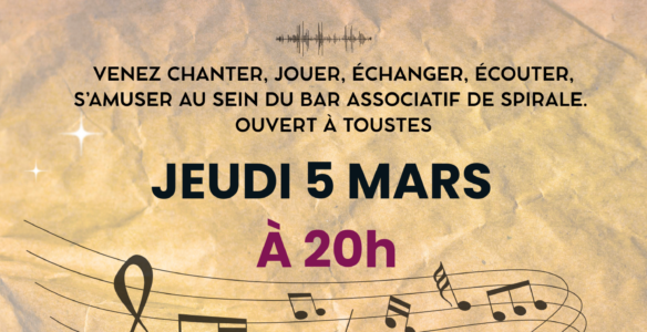 SOIREE SCENE OUVERTE JEUDI 5 MARS 2026