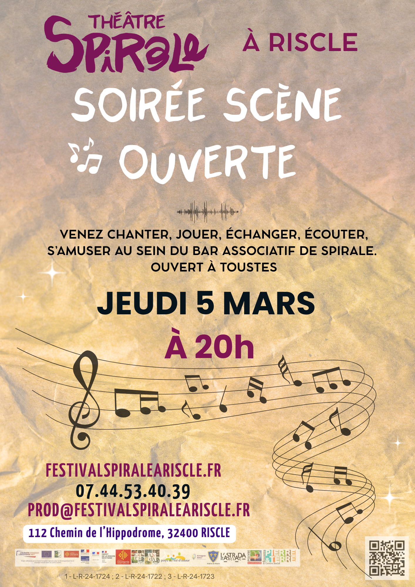 SOIREE SCENE OUVERTE JEUDI 5 MARS 2026