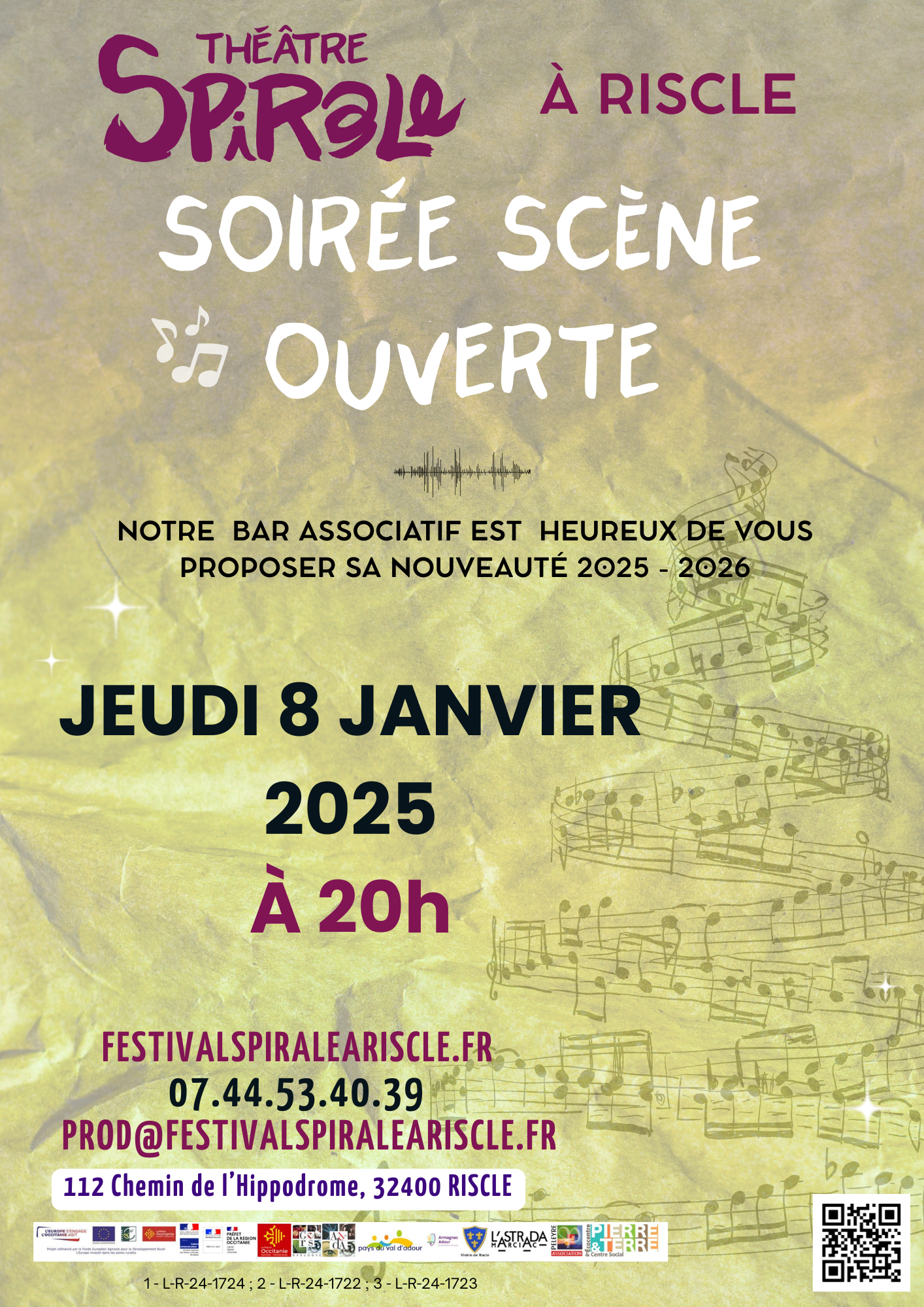 SOIRÉE SCÈNE OUVERTE 8 JANVIER 2026